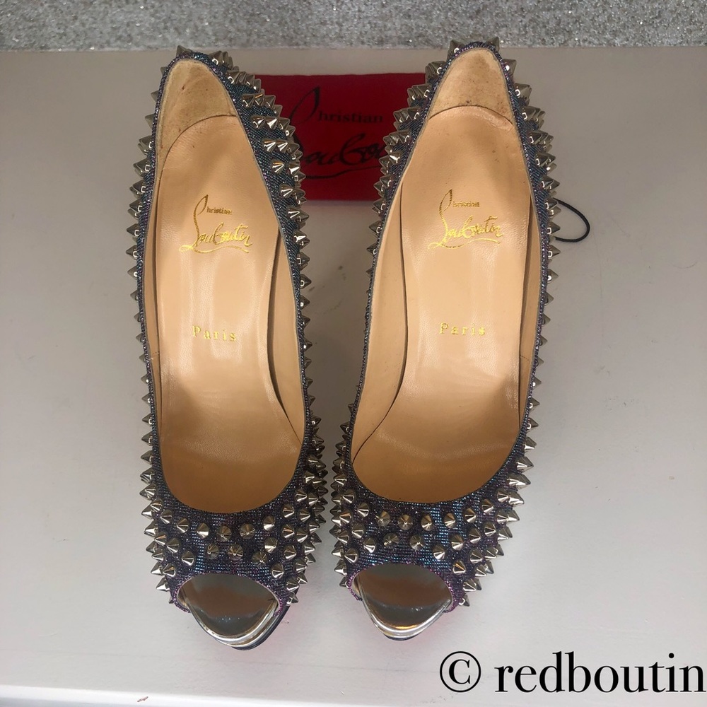 🔴SOLD🔴 Lady Peep Spikes 150 Lame metallic - Picture 5 of 8